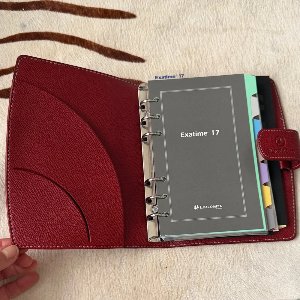 Mercedes-Benz Red Leather Organizer
